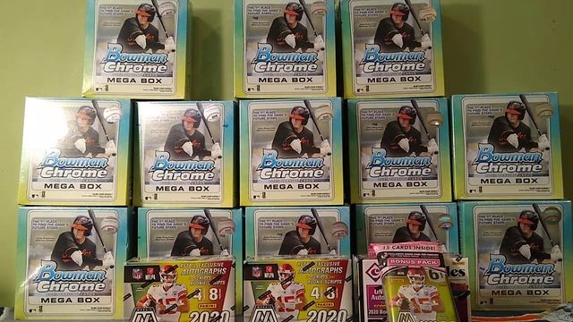 Two Package Mail Day Plus I Picked up Tons of Bowman Chrome Megaboxes!! смотреть онлайн