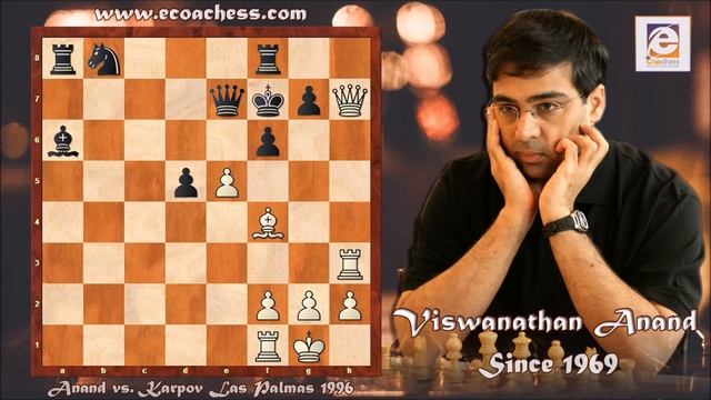 Greatest Chess Positional Play! Anand vs. Karpov Las Palmas 1996 смотреть онлайн