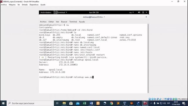 CONFIGURACION DEBIAN Y CENTOS, SAMUEL ORTIZ смотреть онлайн