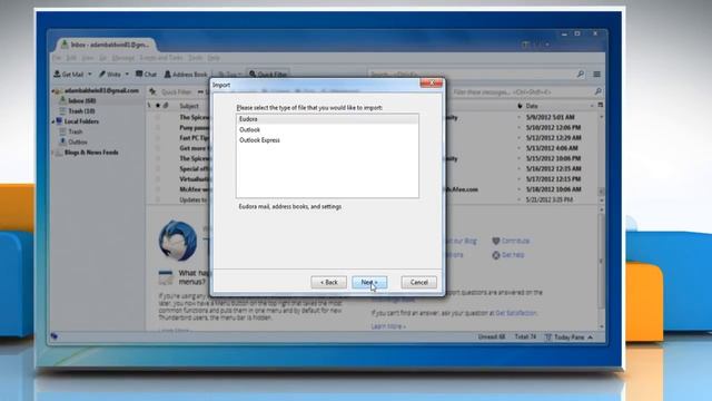 How to Import Microsoft® Outlook 2010 Messages to Mozilla® Thunderbird смотреть онлайн