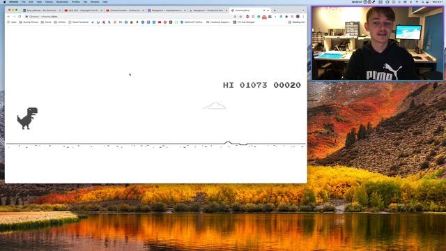 How to Play Chrome Dino Game Online + Fullscreen (Manganum Chrome Extension) смотреть онлайн