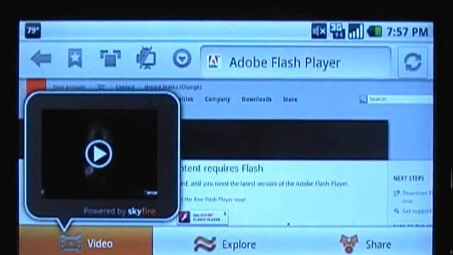 Skyfire- Flash for Android смотреть онлайн