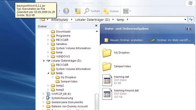 Thunderbird: Spam-Training Dateien joinen смотреть онлайн