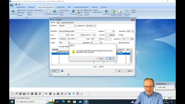 Synergy Technology Utilities, POP Order Line Duplicate for Pegasus Opera. смотреть онлайн