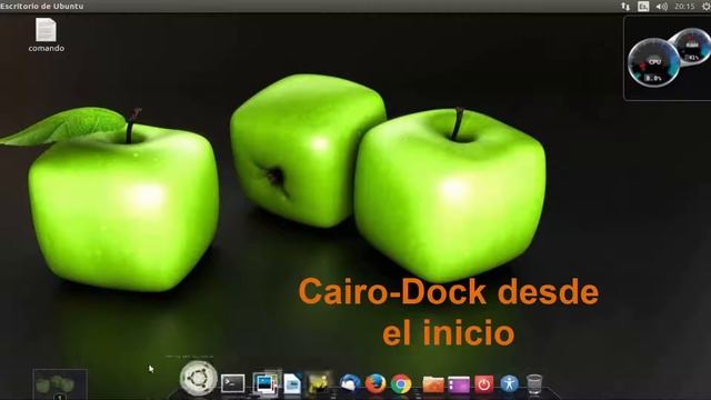 Linux Ubuntu: Cairo-dock desde el Inicio, Agregar Chrome a Cairo смотреть онлайн