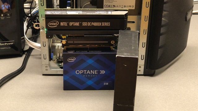 FLIR Thermal Imaging Of An Intel Optane SSD DC P4800X PCIe NVMe Under 2 Min. Of Stress