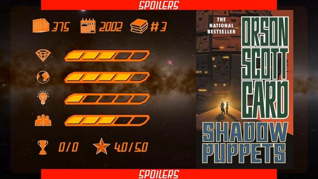 Shadow Puppets by Orson Scott Card (Shadow Series Vol. 3) - Book Review смотреть онлайн
