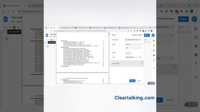 Print Google Docs from Chrome смотреть онлайн