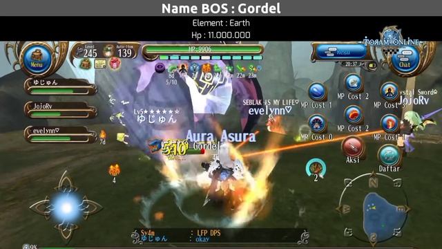 How to Tank Brave / Support on bos GORDEL ⁉️"EZ Tank HP 10K" - Toram Online смотреть онлайн