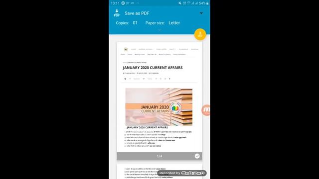 How to save as pdf in chrome browser/ Save any file as pdf in mobile browser in 2020#26 смотреть онлайн
