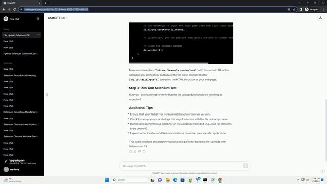 upload file selenium c смотреть онлайн