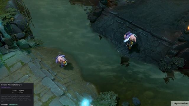 Dota 2 Courier: Porcine Princess Penelope смотреть онлайн