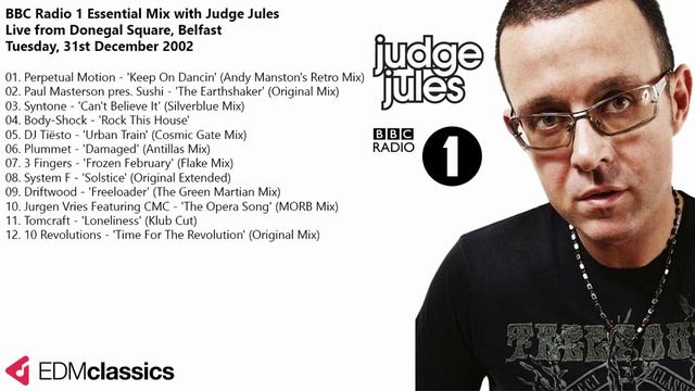 Judge Jules - Radio 1 Essential Mix - Live from Donegal Square, Belfast, NYE - 31 Dec 2002 смотреть онлайн