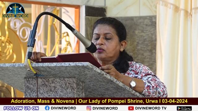 Adoration, Mass & Novena | Our Lady of Pompei Shrine, Urwa I April 3, 2024 | Every Wednesday смотреть онлайн