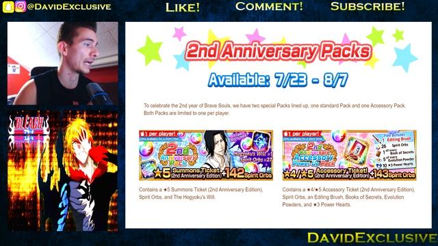 Bleach Brave Souls - 2ND ANNIVERSARY BREAKDOWN!! IM LOSING MY MIND!! BIGGEST HYPE EVER!! смотреть онлайн
