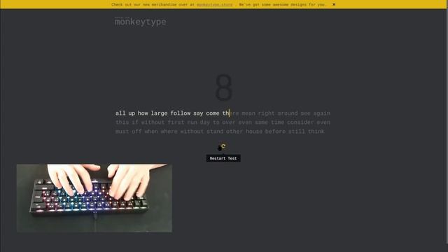 Cherry MX Blue Switches Sound Test смотреть онлайн