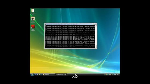 That happens if you delete System32 on Windows Vista. смотреть онлайн