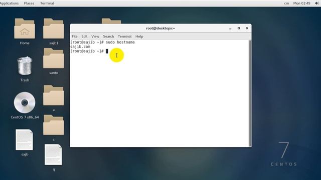 How to hostname change in linux Bangla tutorial смотреть онлайн