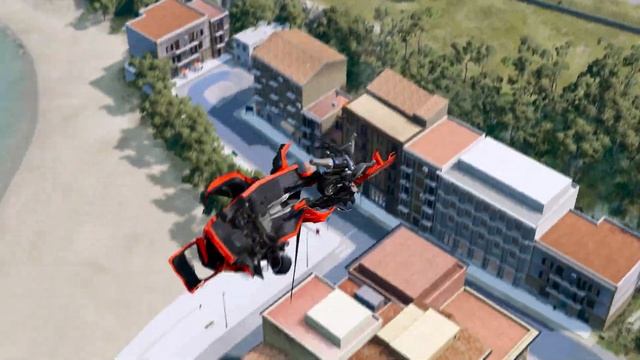 Resizable ETK 800 Big and Small Cars vs Six Giant Hummer – BeamNG.Drive смотреть онлайн
