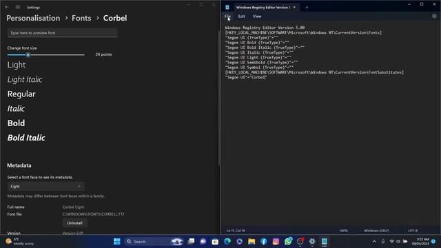 How to change your font style in Windows 11 or 10 смотреть онлайн