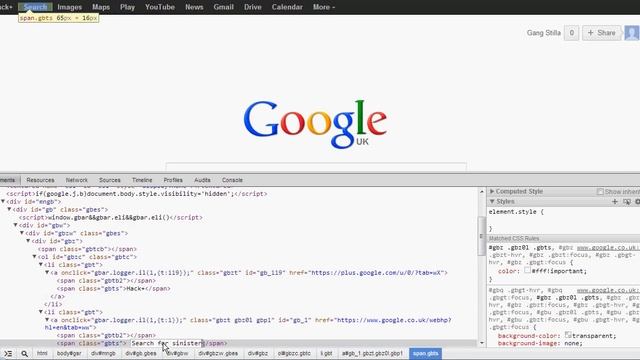 How to hack google using google chrome's 'inspect element ' смотреть онлайн