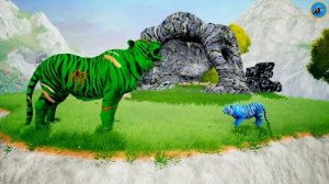 5 Zombie Dinosaurs vs Cow Cartoon Fight Cow Cartoon Saved By Woolly Mammoth Animal Fights Videos Ne