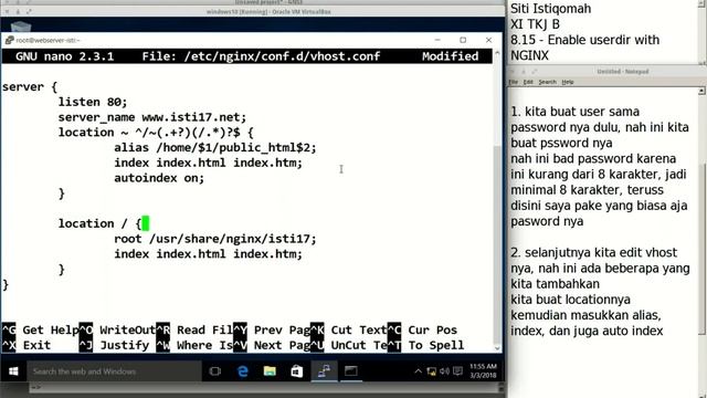 #Lab 8.15 - Enable userdir with NINGNX смотреть онлайн
