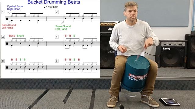 Bucket Drumming Rock beats смотреть онлайн