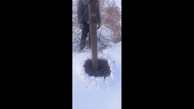 Пробное бурение под винтовые сваи смотреть онлайн