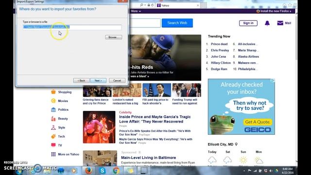 Importing Favorites in Internet Explorer (Edge Browser) смотреть онлайн
