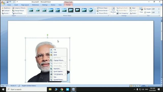 Ms Word Me Photo Crop Kaise Kare | How To Crop Image In Ms Word 2007 | Ms Word Crop Image смотреть онлайн
