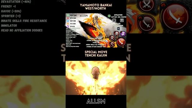 All Yamamoto Bankai Special Moves in Bleach Brave Souls смотреть онлайн