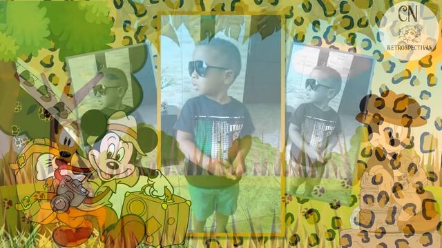 Convite Animado Mickey Safari 4 anos - Max смотреть онлайн