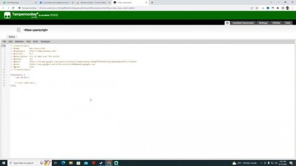 Tempermonkey Extension | Humanatic Face verification | Temper Monkey