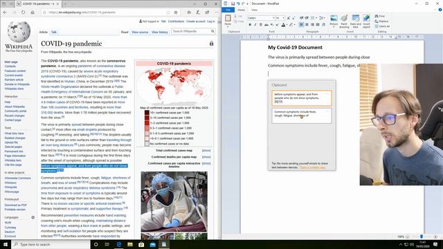 How to copy more than 1 thing at a time in Windows 10: Clipboard History and using Copy Cut Paste смотреть онлайн