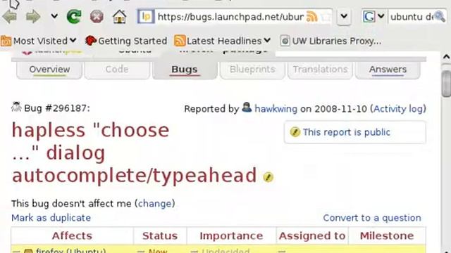 firefox/gnome bug смотреть онлайн