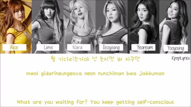 Hello Venus - Wiggle Wiggle [English/Romanization/Hangul] Picture + Color Coded HD