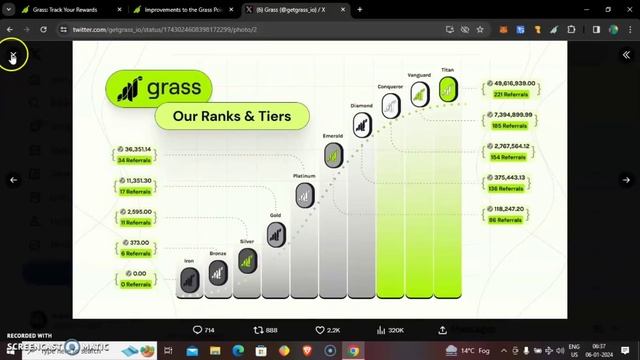 Grass Airdrop Video 3 | Grass Airdrop Update Claim Reward Silver Rank and Tier Earn 30$ PM смотреть онлайн