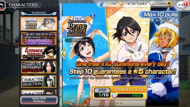 Bleach Brave souls: FREE seasonal Summons + Burn the wich summons смотреть онлайн