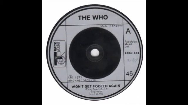 The Who - Won't Get Fooled Again (single mix) (1971) смотреть онлайн