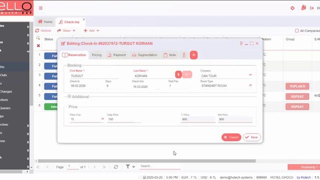 Hotech - Cloud PMS Check In ENG смотреть онлайн