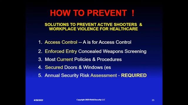 THE FIVE CRITICAL CONTROLS YOU NEED TO PUT IN PLACE TO PREVENT 90% OF ACTIVE SHOOTER INCIDENTS! смотреть онлайн