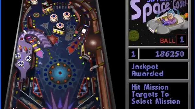 Let's Play 3D pinball for windows Space Cadet смотреть онлайн