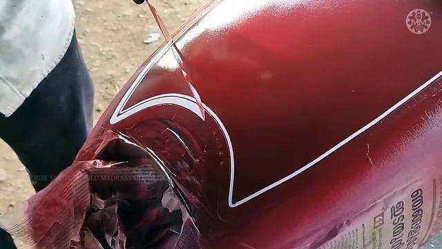 VINTAGE 1953 MATCHLESS G3LS CHROME TANK PAINTING смотреть онлайн