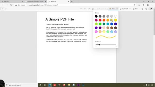 How to Draw on PDF Using Microsoft Edge Tutorial for Beginners смотреть онлайн