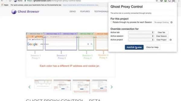 Ghost Proxy Control Extension - Learn How to Use Ghost Browser