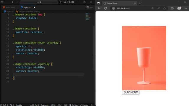 Image Overlay Effect CSS | HTML смотреть онлайн