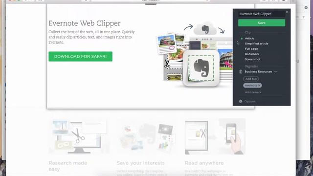 Evernote Web Clipper смотреть онлайн