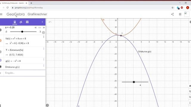Einführung Ortskurven GeoGebra Google Chrome 2020 02 02 14 51 49 смотреть онлайн