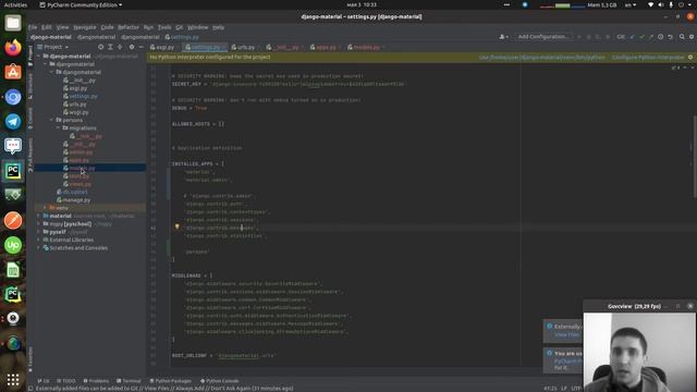Django material admin. Apply styles. Create application. смотреть онлайн